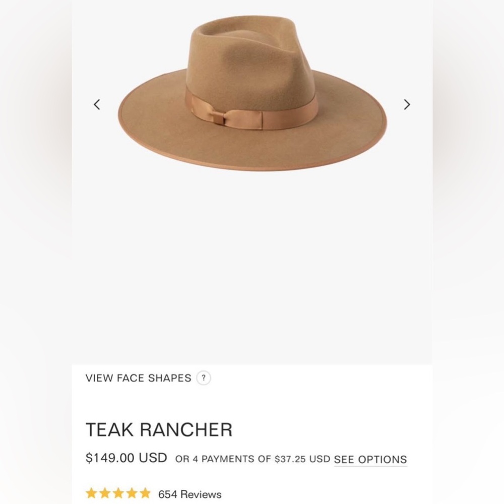 Lack Of Color Dark Brown Rancher Wide-Brim Fedora Hat